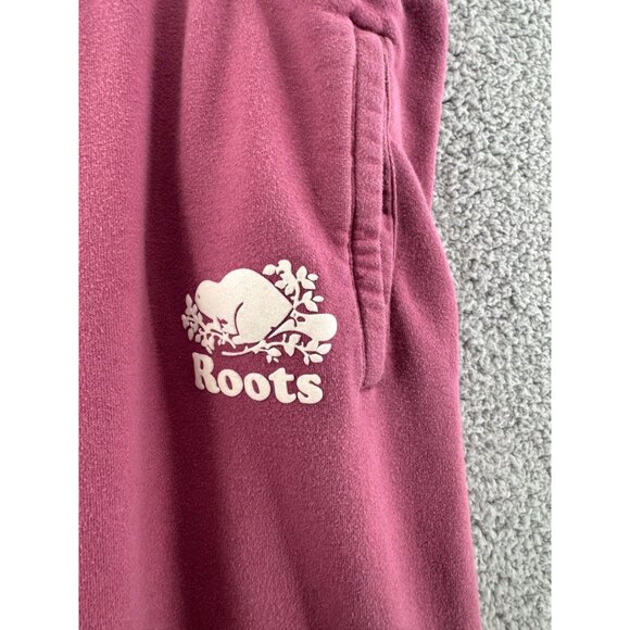 Roots Canada Sweatpants Burgundy Joggers With Elastic Waist & Pockets Size XL - Picture 4 of 9
